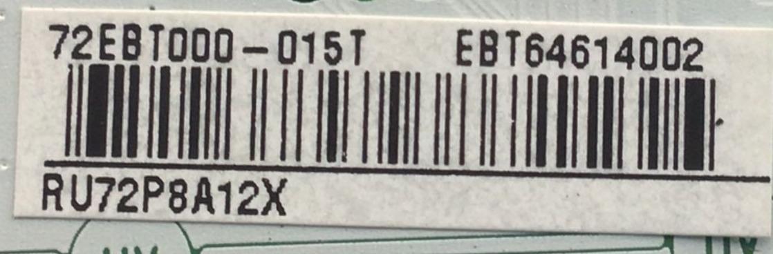 MAIN PARA SMART TV LG 4K / NUMERO DE PARTE EBT64614002 / EAX67150604 / 72EBT000-015T / RU72P8A12X / MODELO OLED65B7P-U - Imagen 3